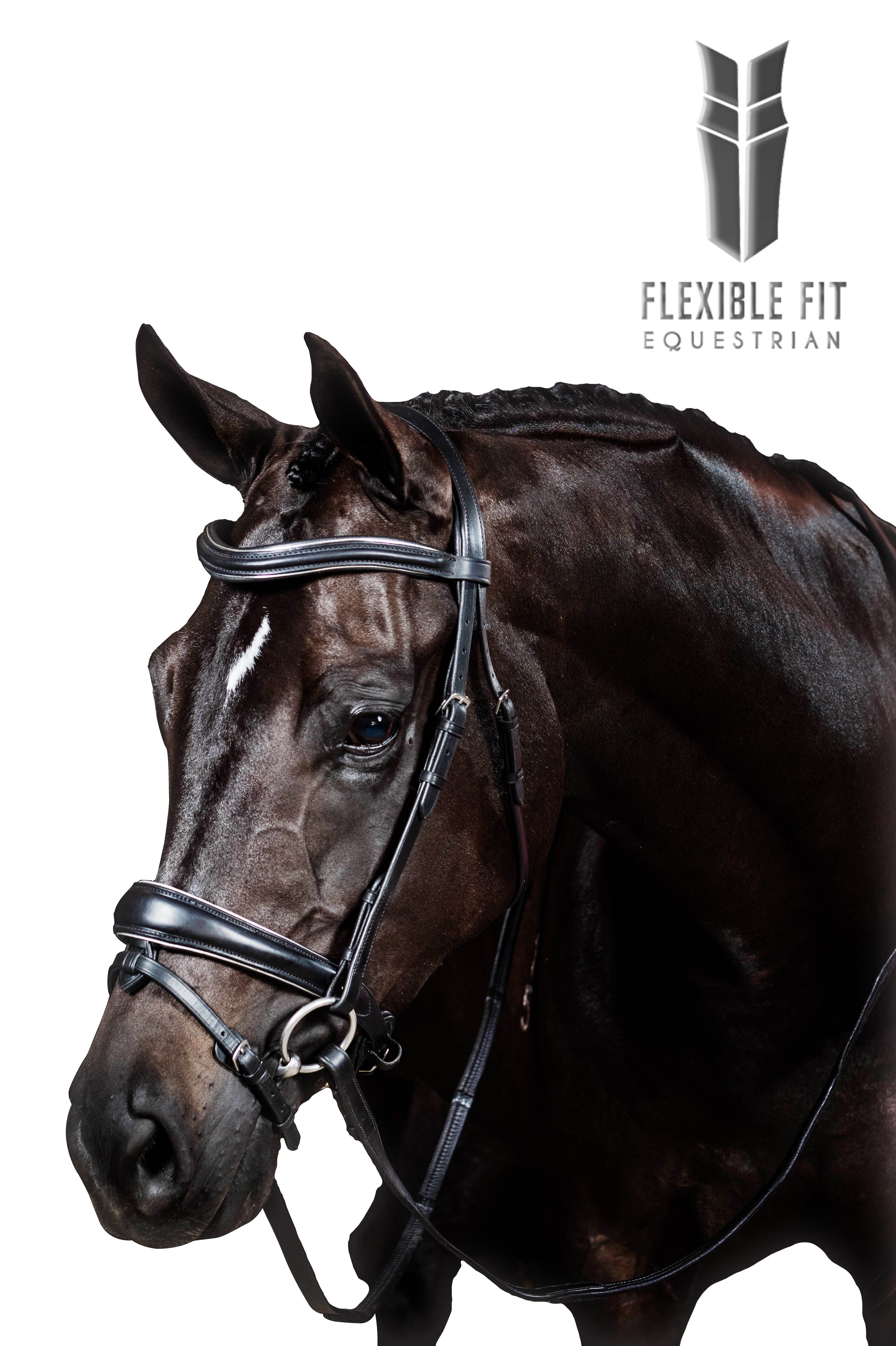 Premium Black Snaffle Bridle ‘Columbus’