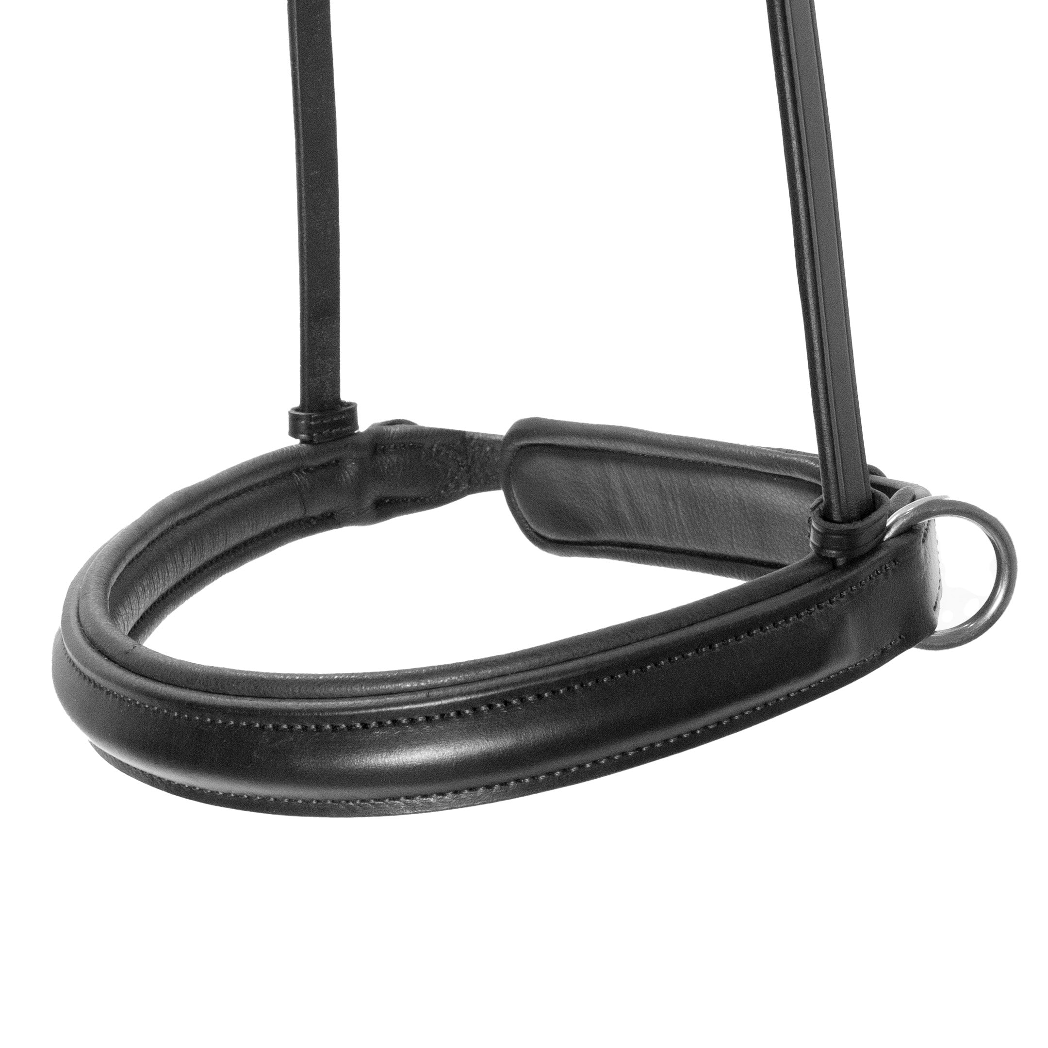 Premium Gel Padded Bitless Noseband – Black