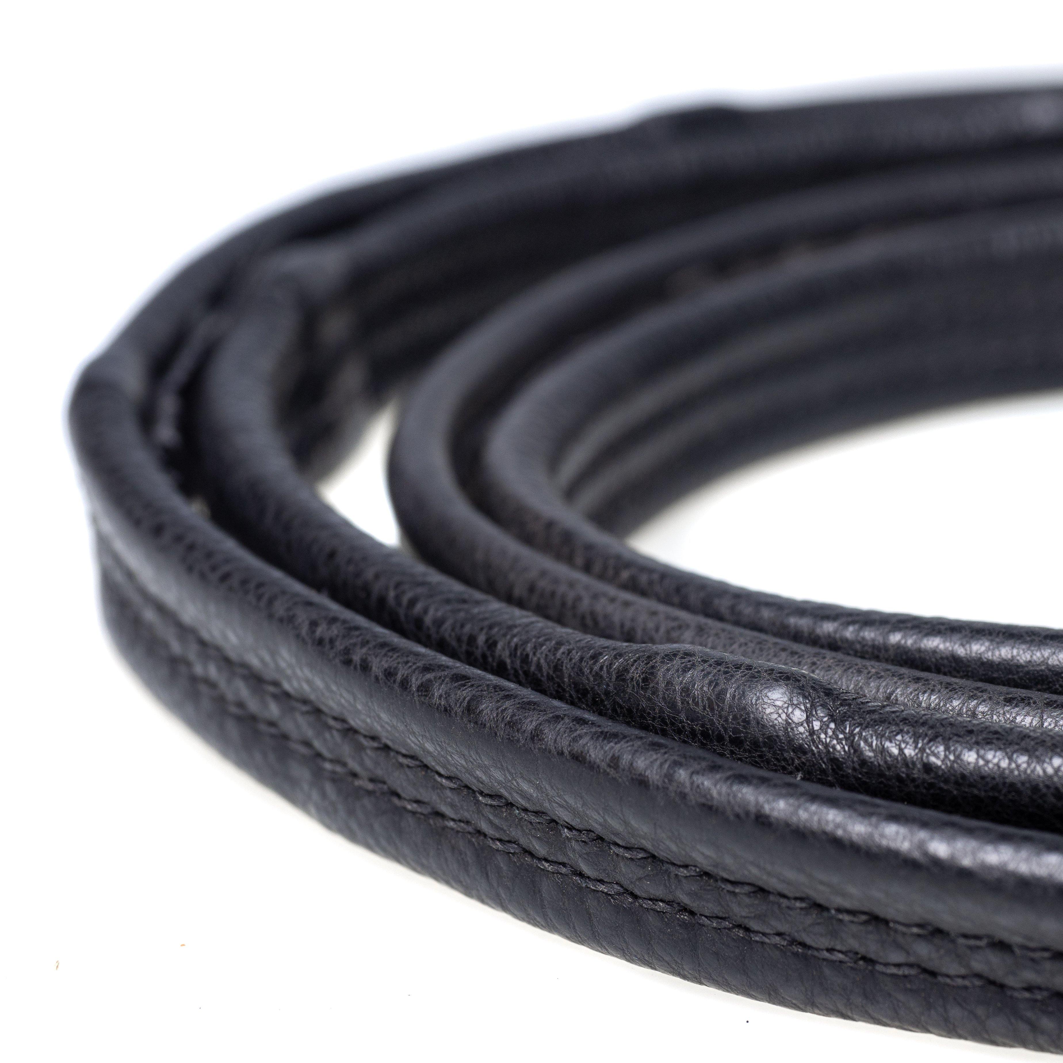 Padded Leather 5/8 Buckle Schooling Black Reins