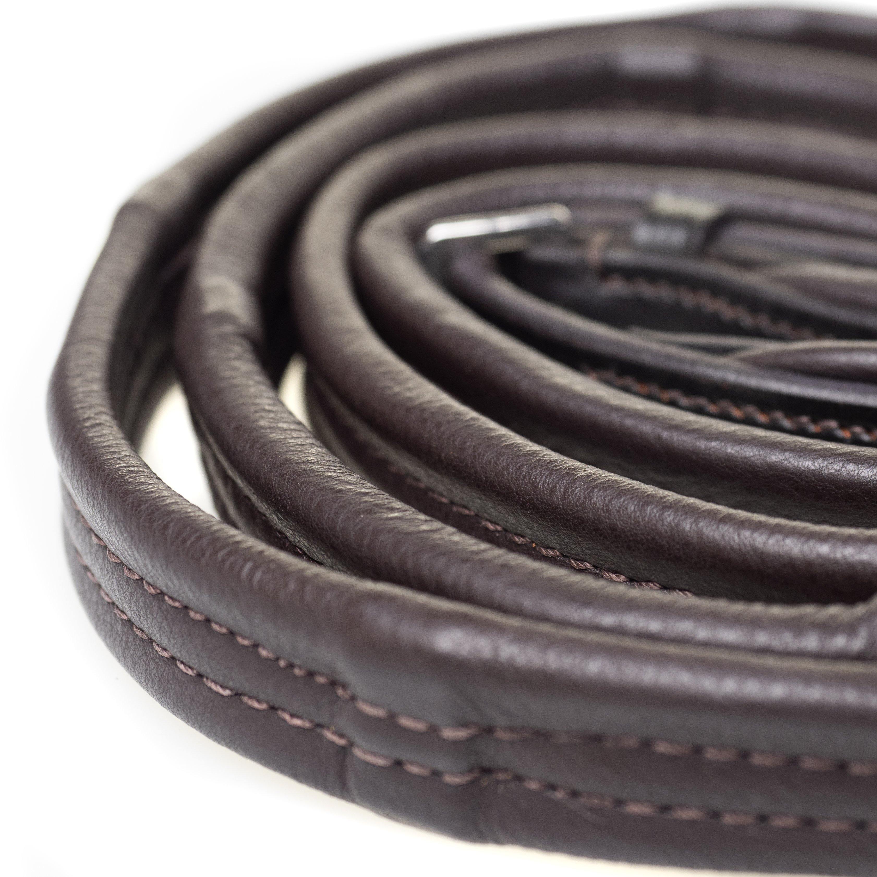 Padded Leather 6/8 Billets Havana Reins