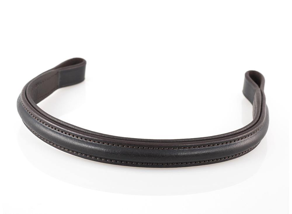Plain Raised Padded – Havana Browband