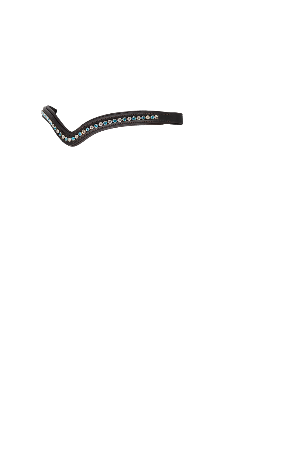 Sky Blue & Clear V Mid Thin – Havana Browband