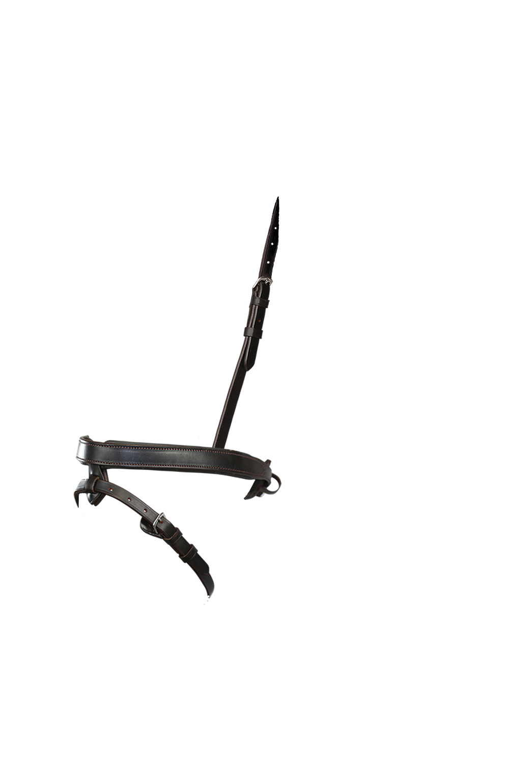Straight Flat Plain Converter Eventer – Havana Snaffle / Double Noseband