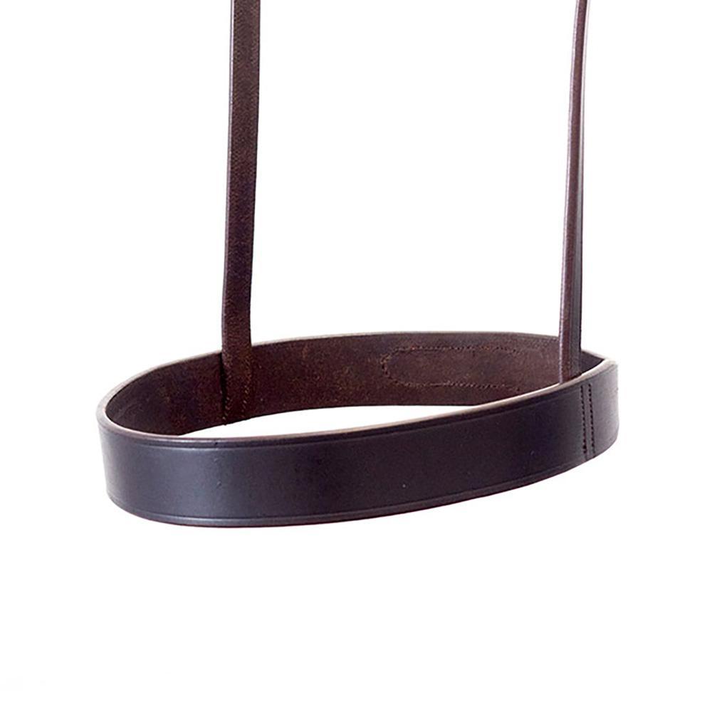 Straight Flat Plain Show Cavesson – Havana Noseband