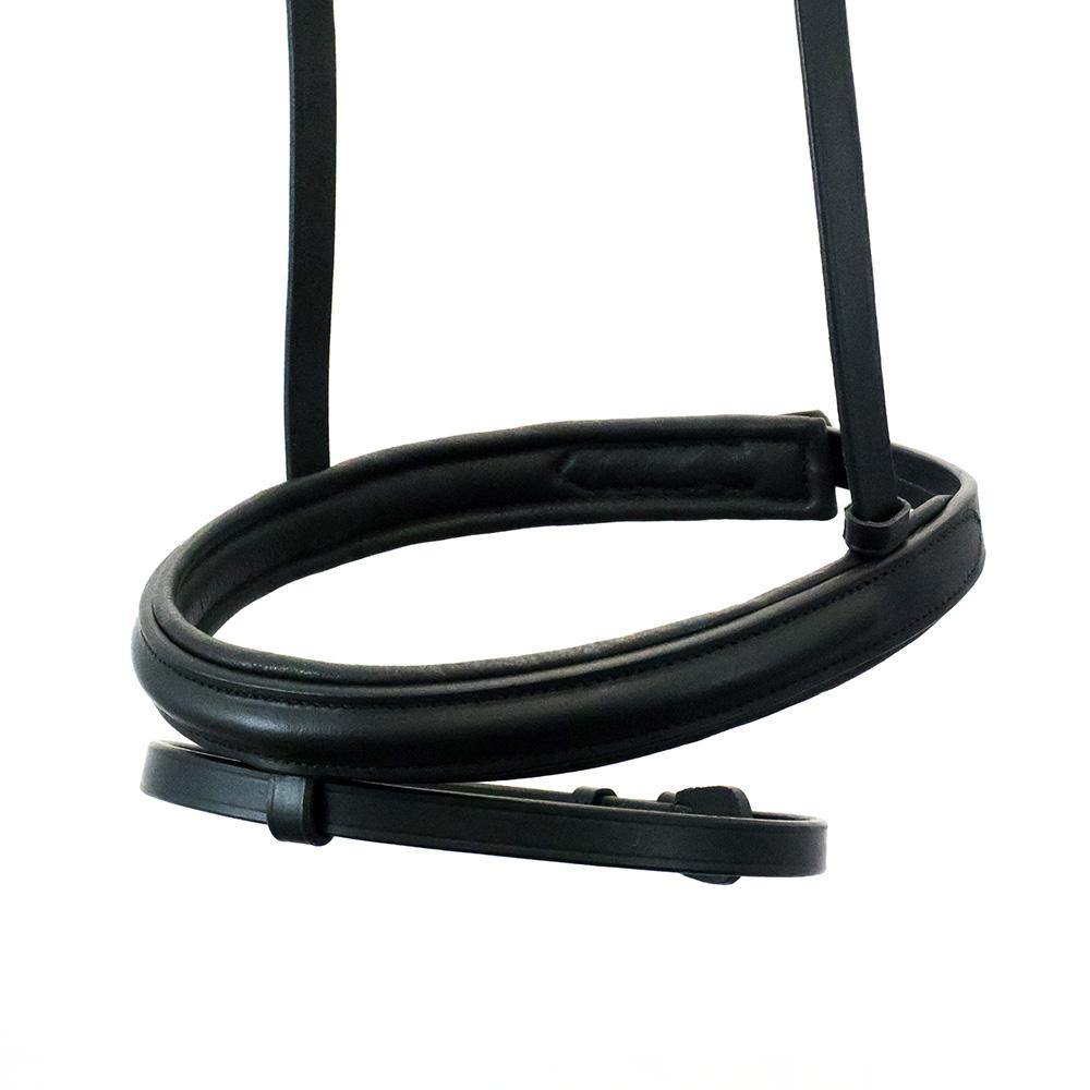 Straight Raised Plain Hanoverian Eventer – Black Noseband
