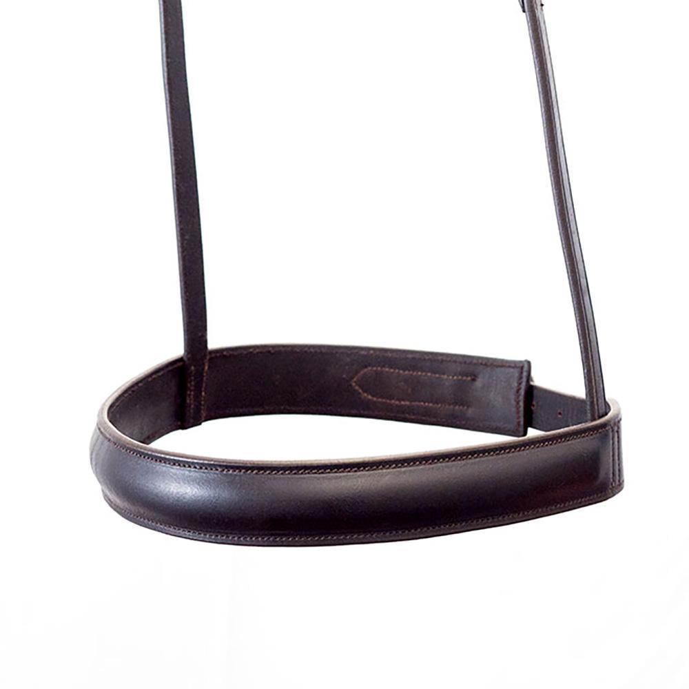 Straight Raised Plain Show Cavesson – Havana Noseband