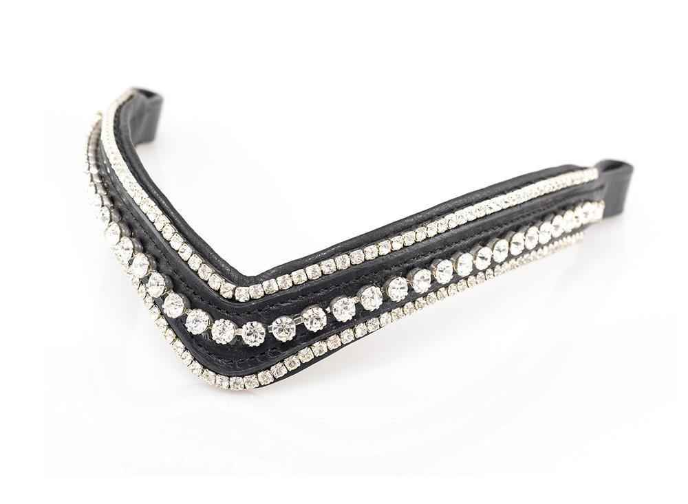 Premium Black Snaffle Bridle ‘Arvia’